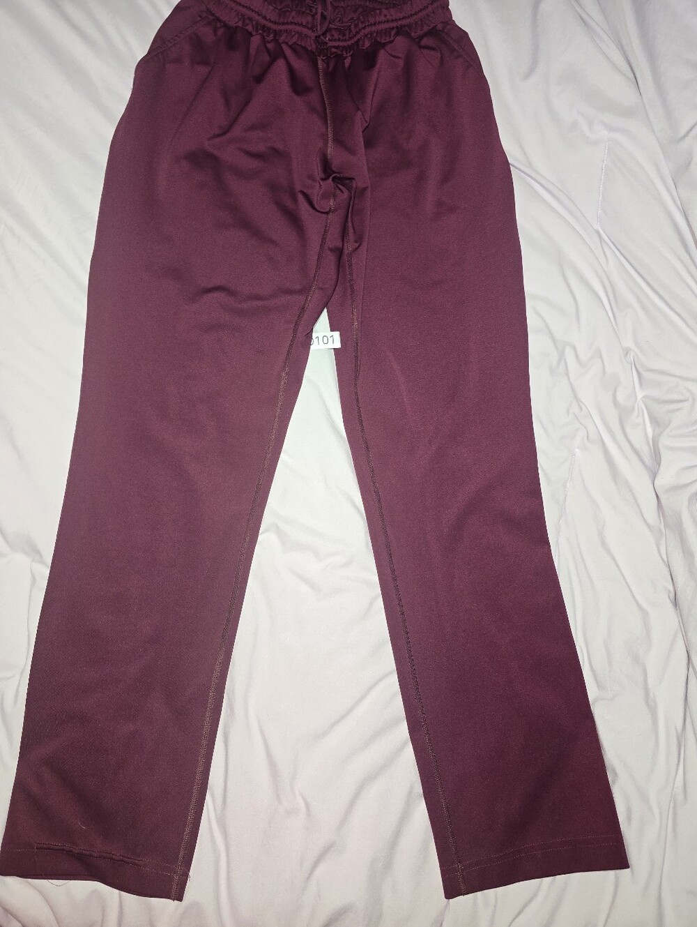 Original FITScrubs Evrpur Large Scrub Pants Burgundy